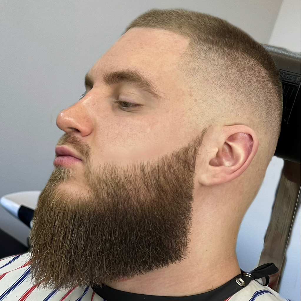 Стрижка машинкой + оформление бороды