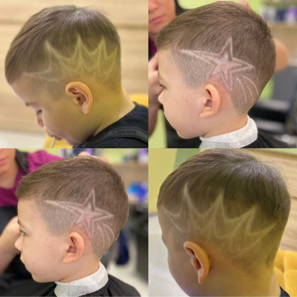 Выбритый рисунок