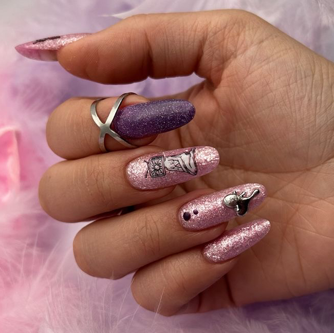 Маникюр с покрытием гель/гель-лак (длинные ногти)