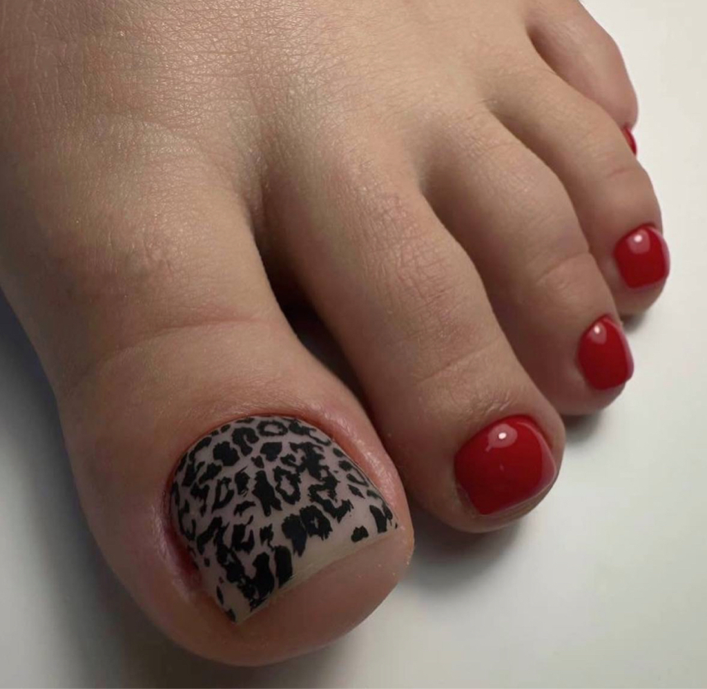 Педикюр пальчики+покрытие