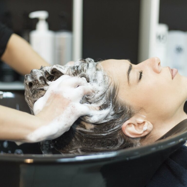 Мытье головы + сушка