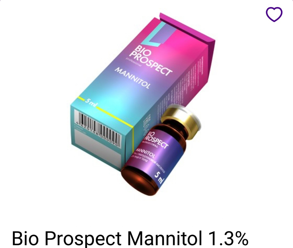 Биоревитализация BIO PROSPECT Манитол( Mannitol) 1.3% 1мл