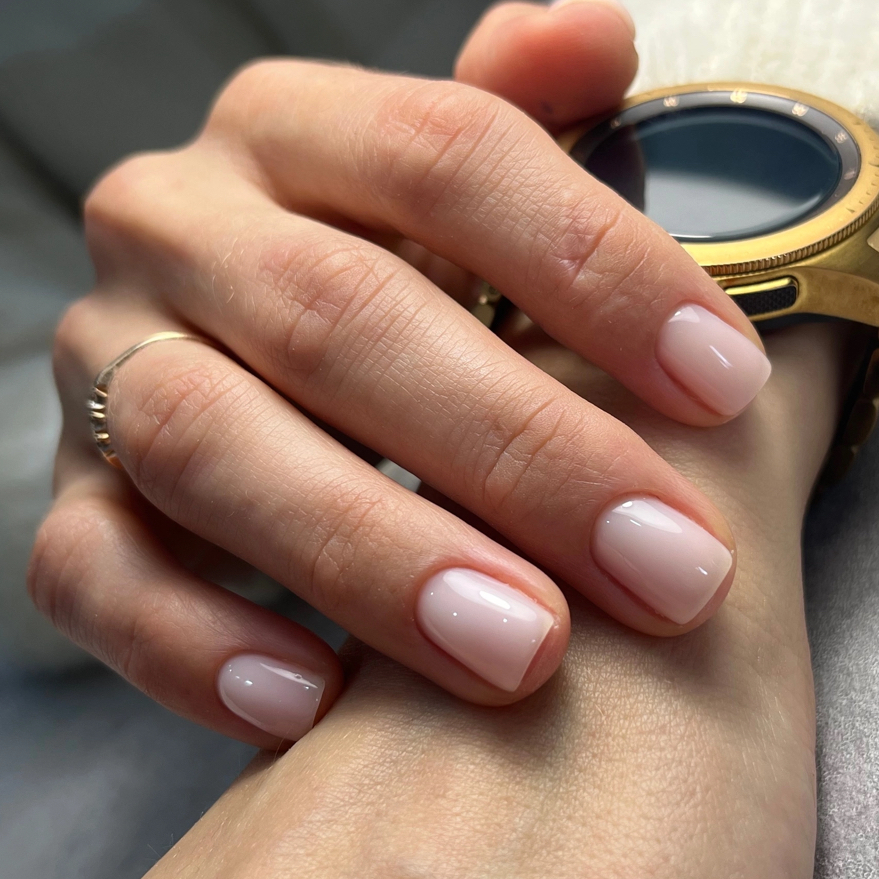 Комбинированный маникюр+покрытие гель-лак