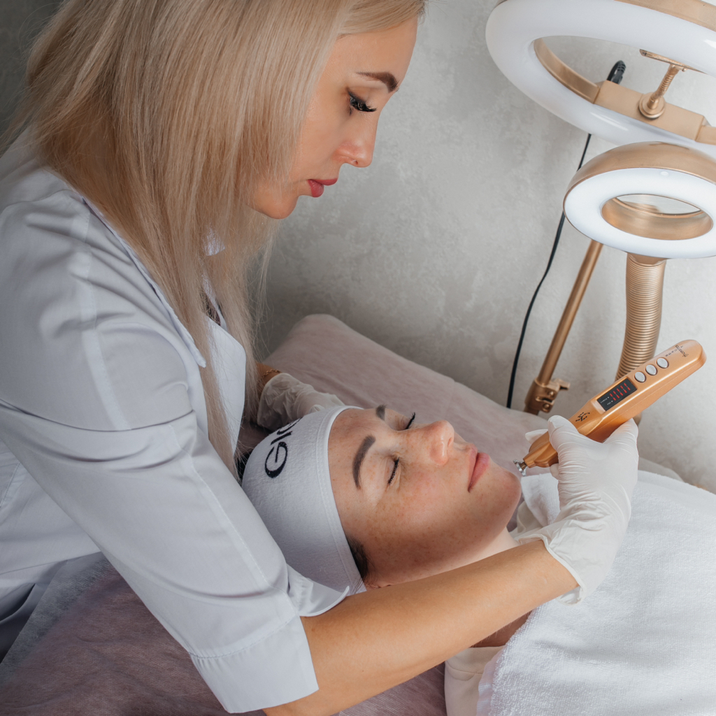 Плазменный душ лица