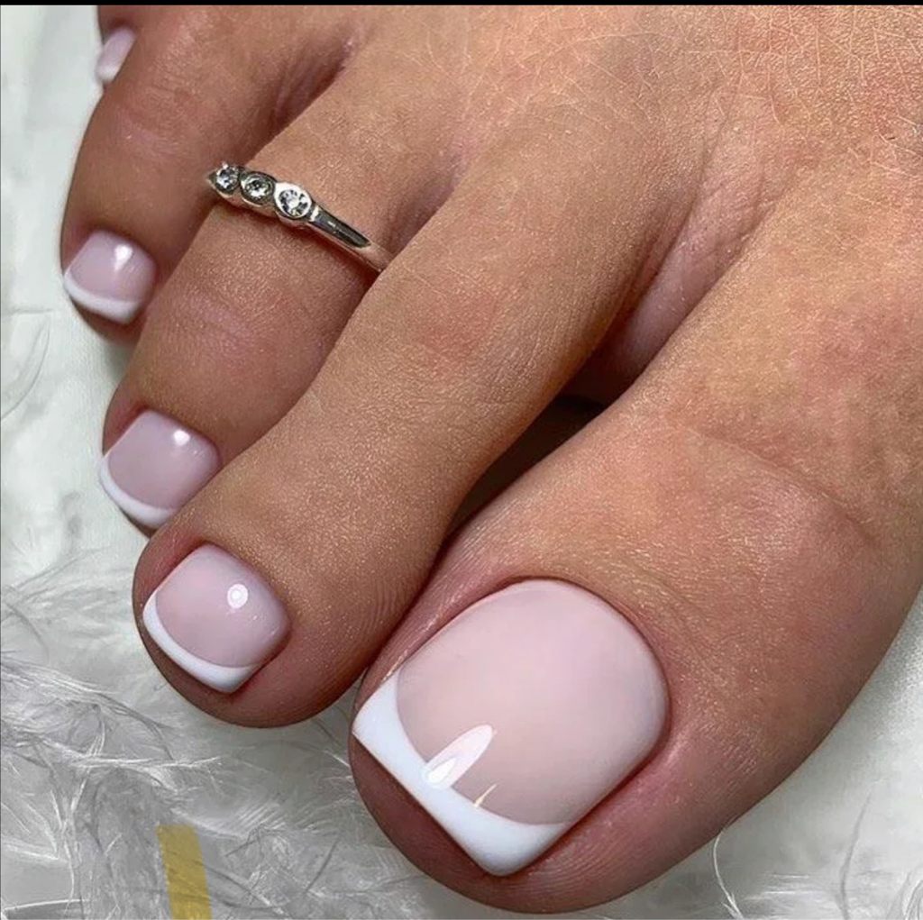 Покрытие френч/лунный (педикюр)