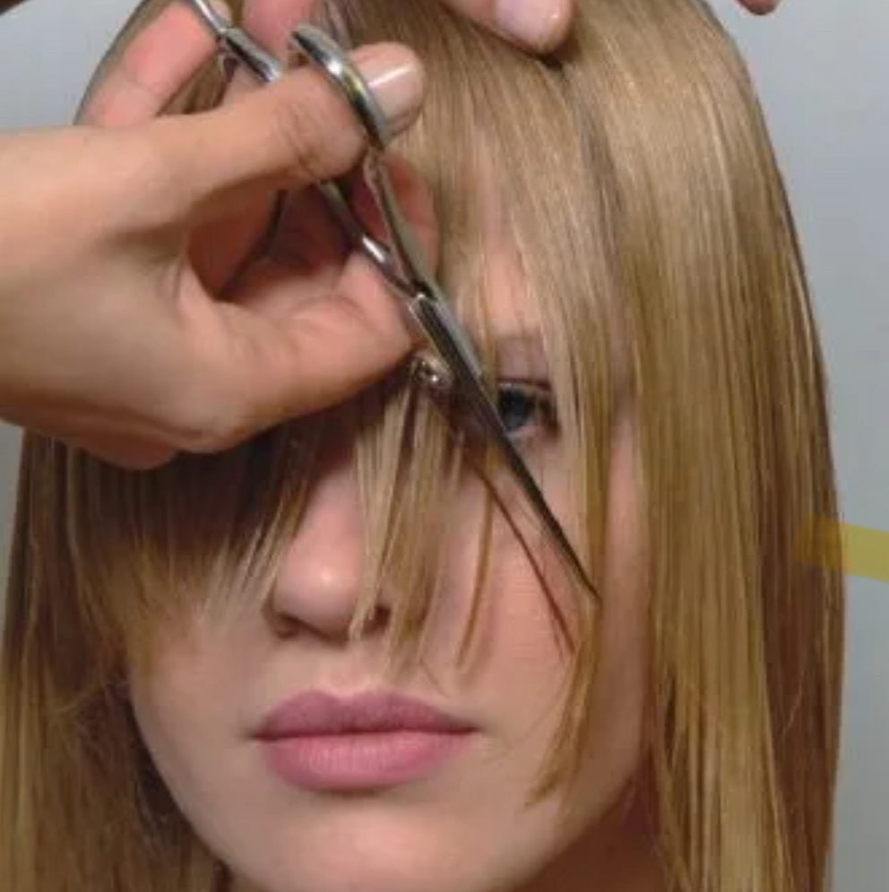 Коррекция челки