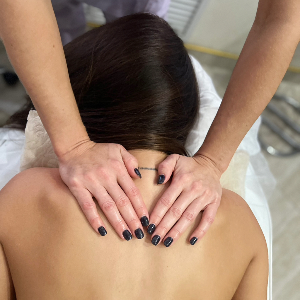 Массаж спины+ШВЗ