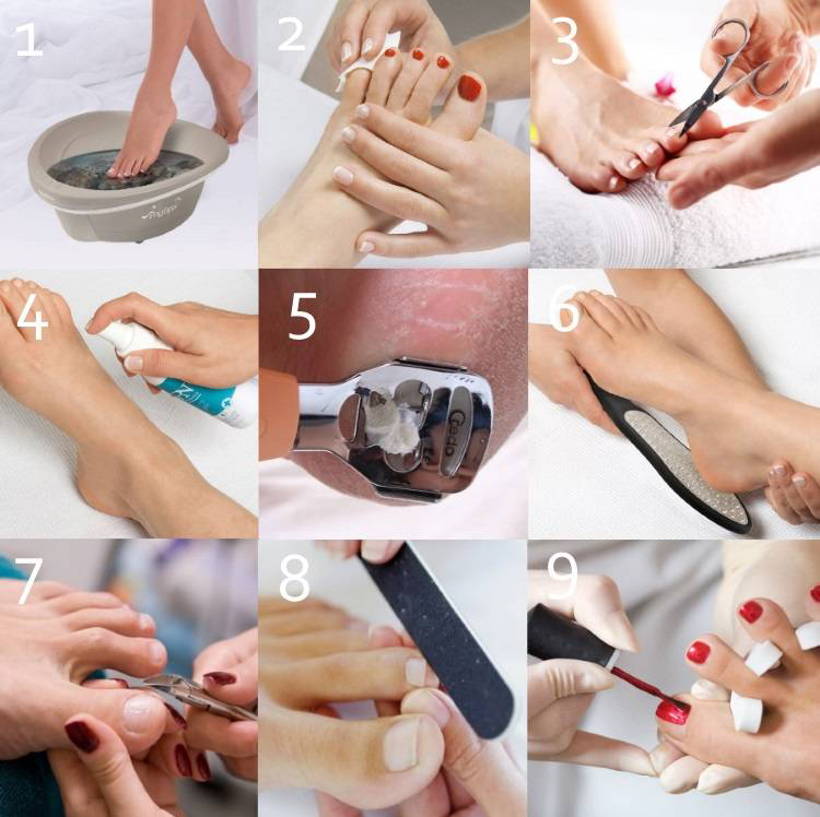 Педикюр полный комплекс