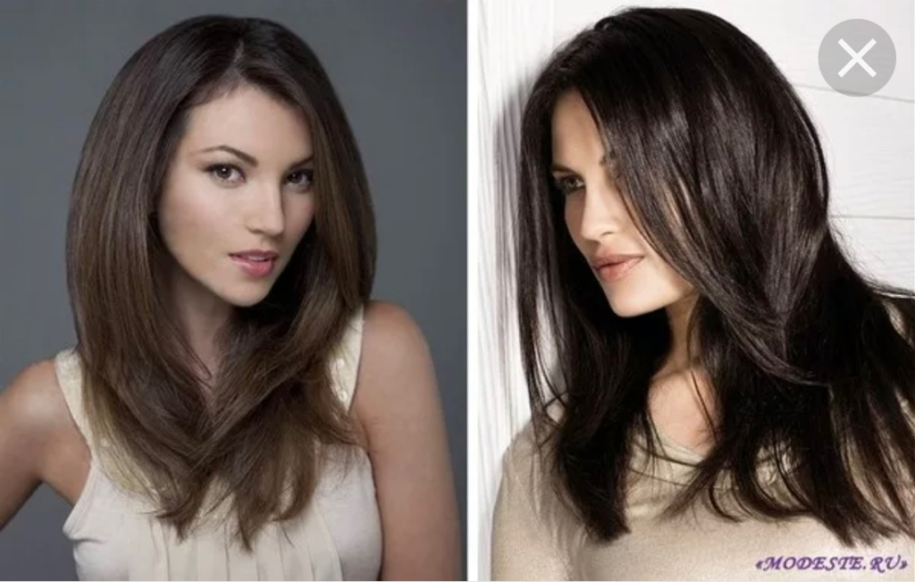 Окрашивание длинных волос. Материал входит в стоимость.