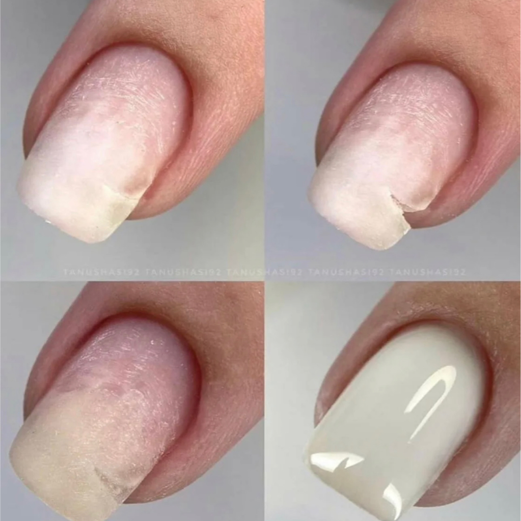 Ремонт ногтя (чужая работа)