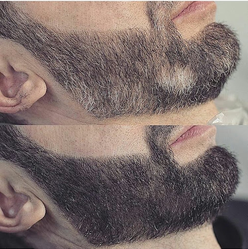 Камуфляж седины (борода)