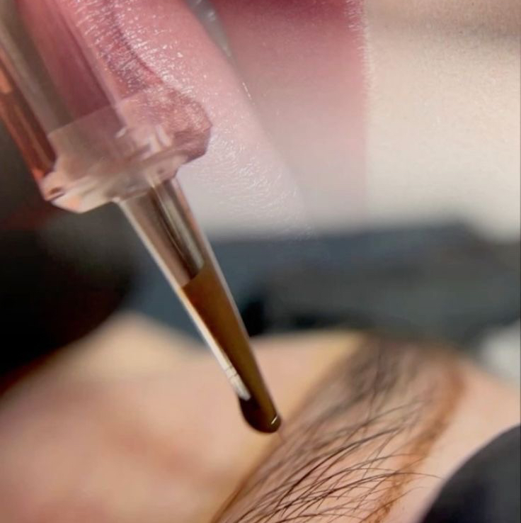 Коррекция бровей ( 1-2мес ) после первой процедуры