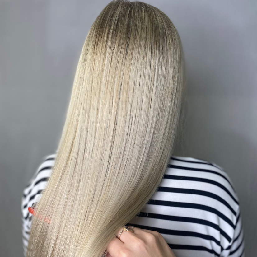 Вуалирование волос ( длинные волосы) + тонирование