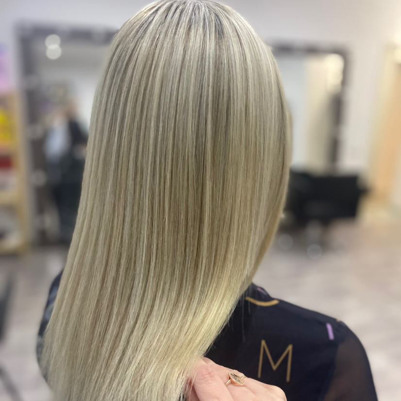 Вуалирование волос ( длинна до лопаток) + тонирование