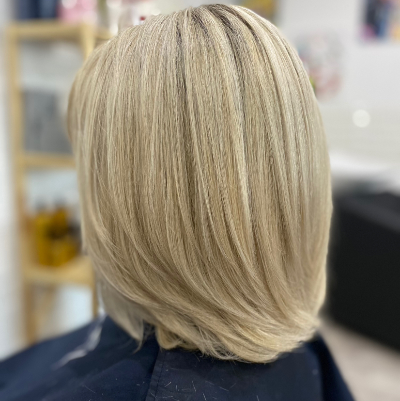 Вуалирование волос ( длинна до плеч) + тонирование