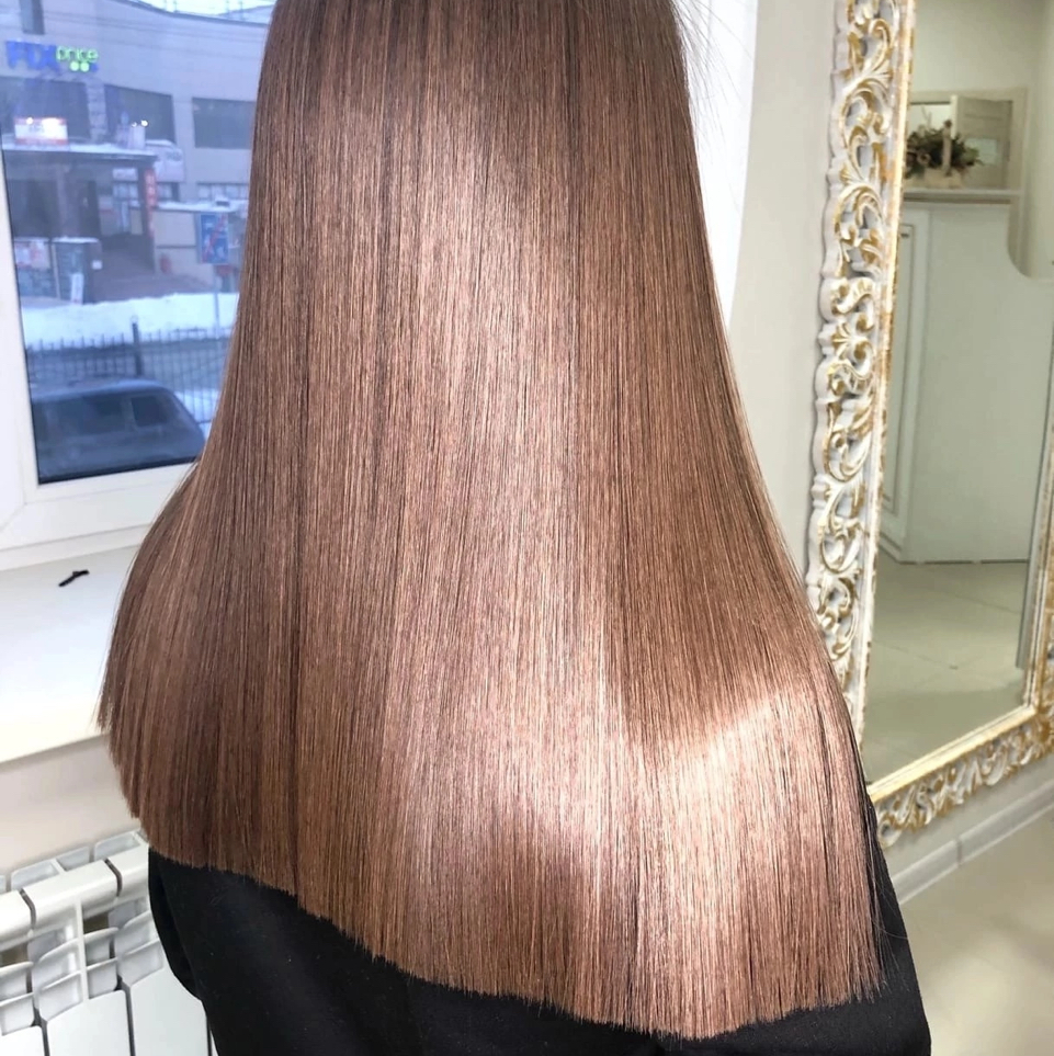 Кератиновое выпрямление