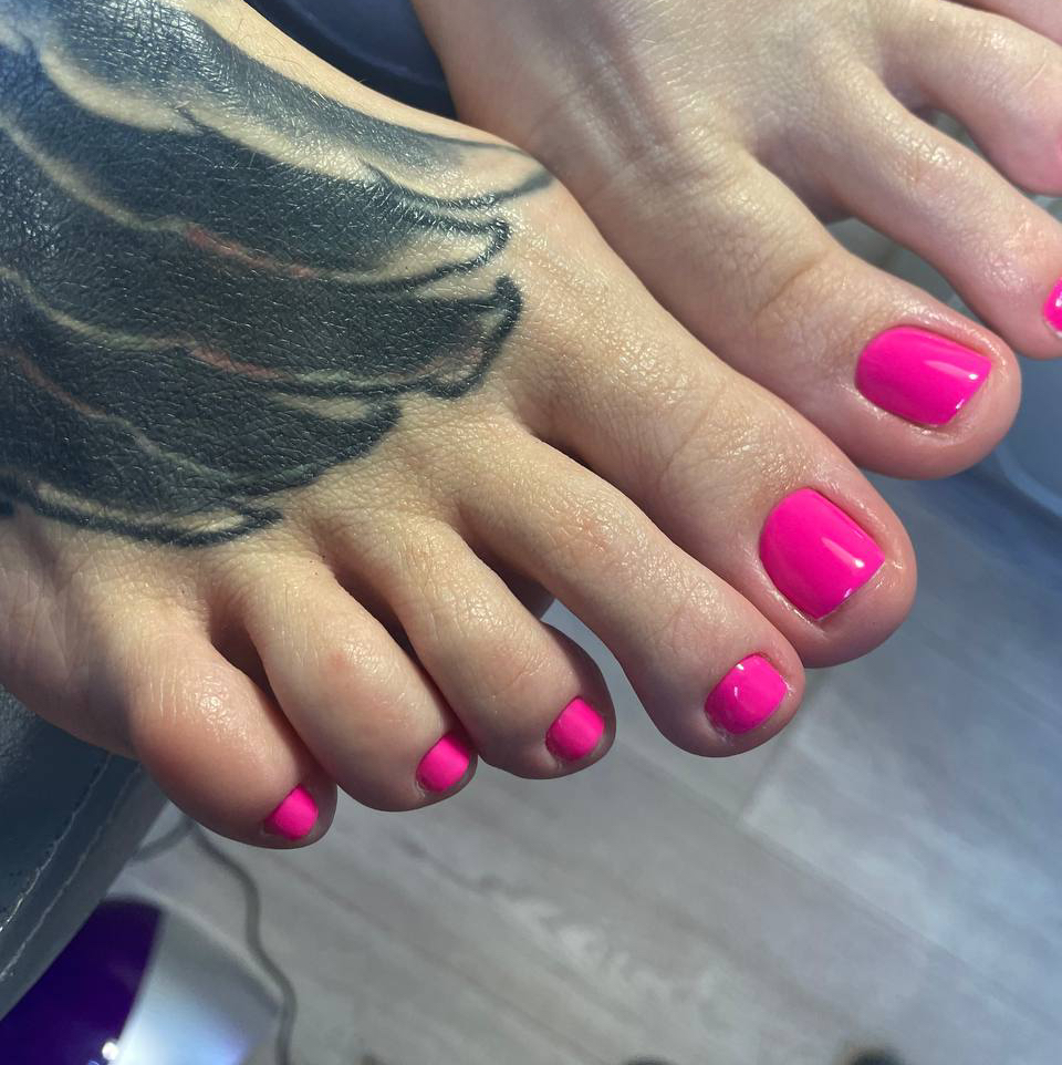 Педикюр (только пальчики) с покрытием гель-лак