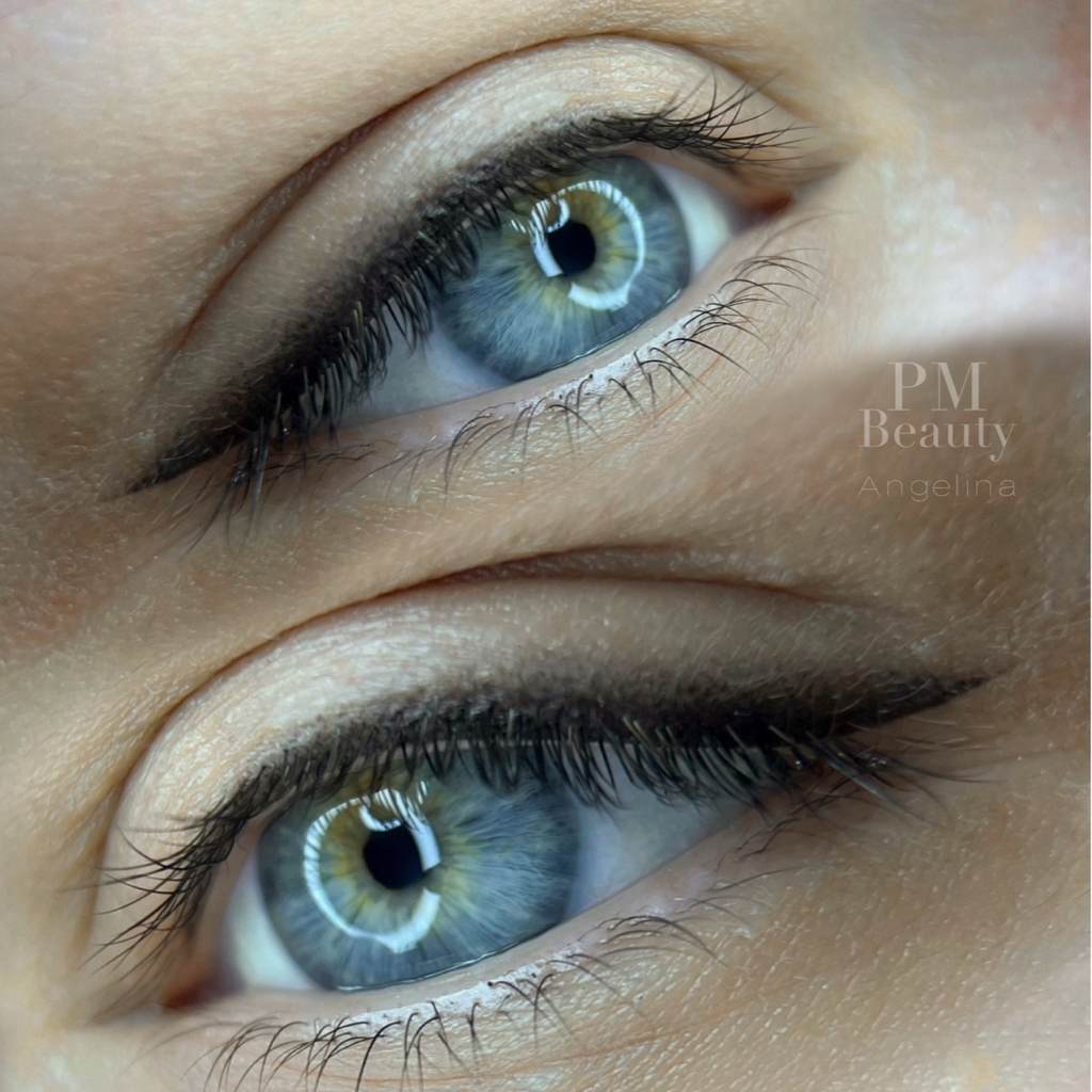 Перманент межресничка с выходом