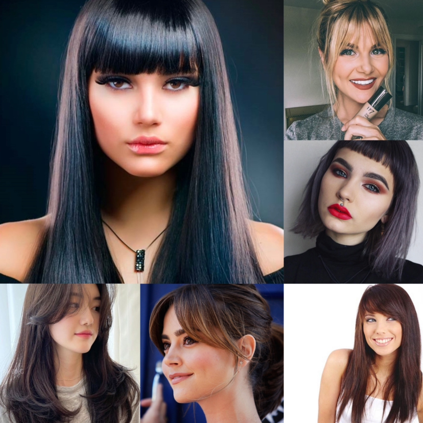 Оформление челки