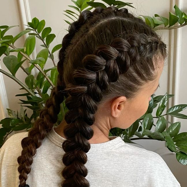 Косы( французская )