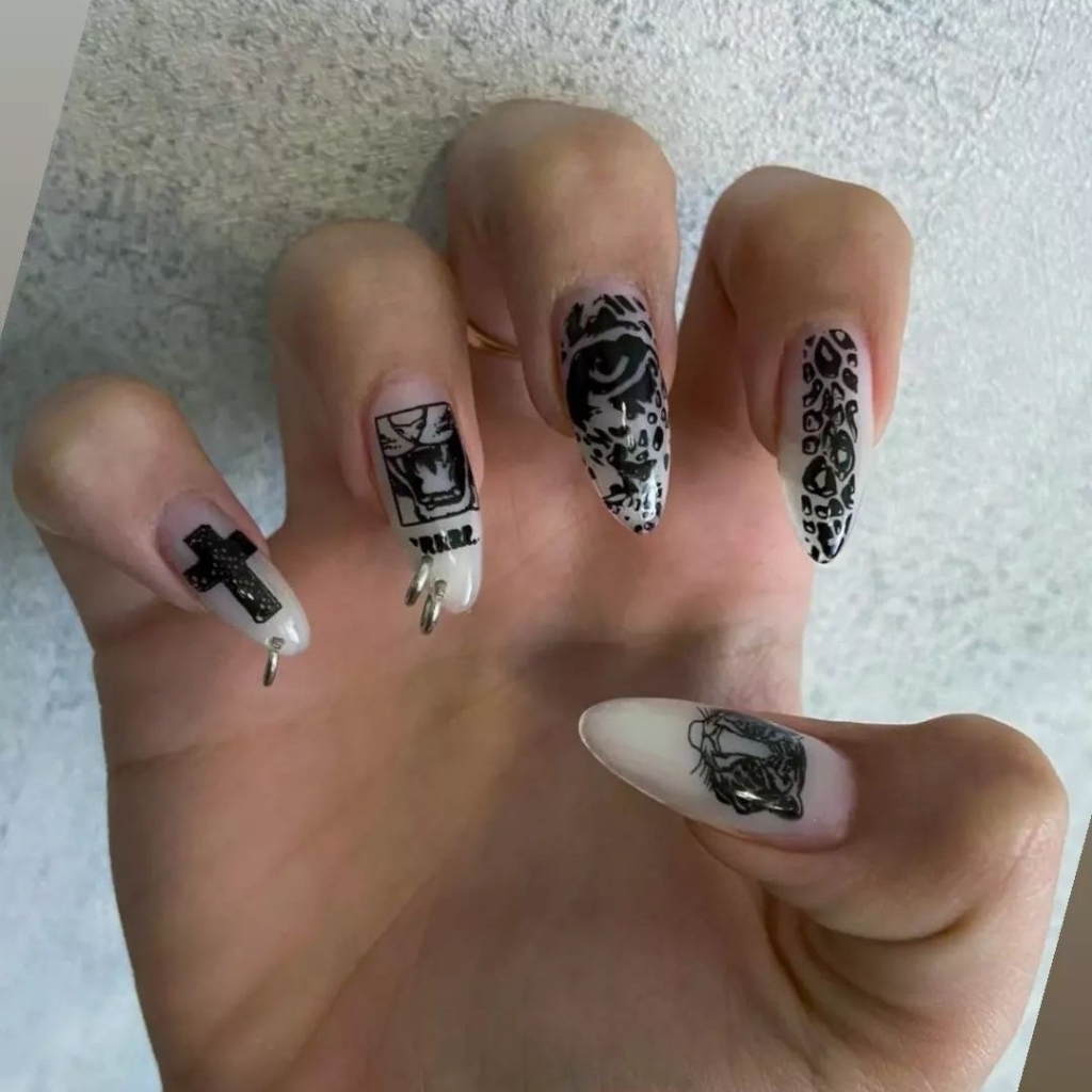 Наращивание ногтей + дизайн + покрытие