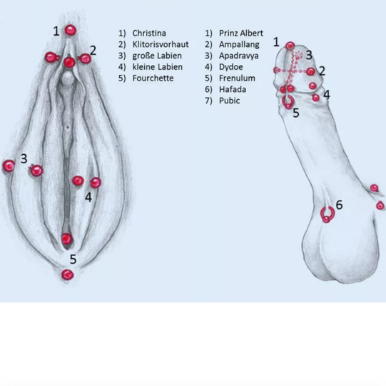Пирсинг интимный (женский,мужской)