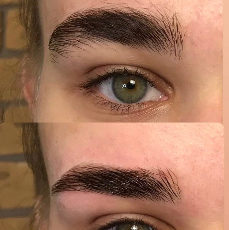 Коррекция бровей