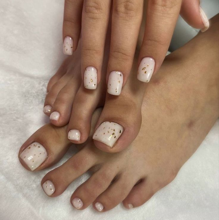 Маникюр и педикюр полный с пятками