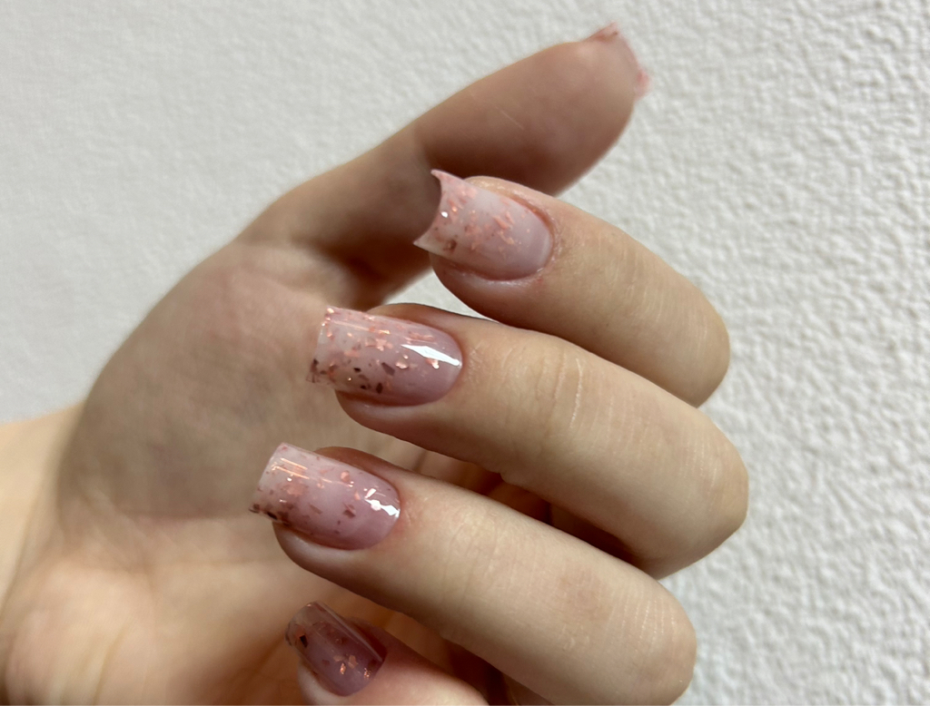 Укрепление гелем средняя длина