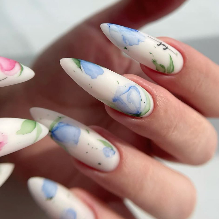 Дизайн акварель /2 пальчика 100₽/