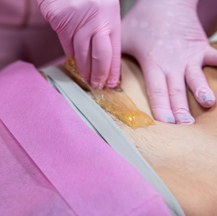 Восковая депиляция Поясница