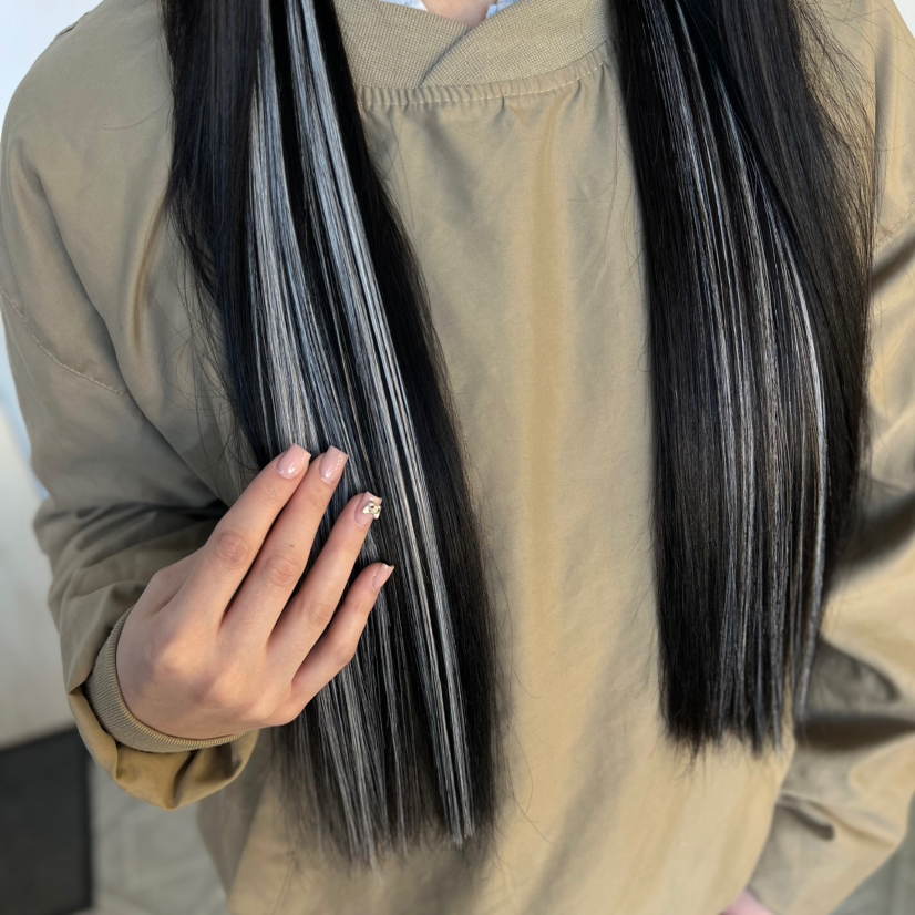 Загущение в стиле  "скрытое окрашивание" (капсульное)