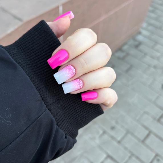 Коррекция ногтей под покрытие гель/лак в тон(+маникюр),гель, акригель