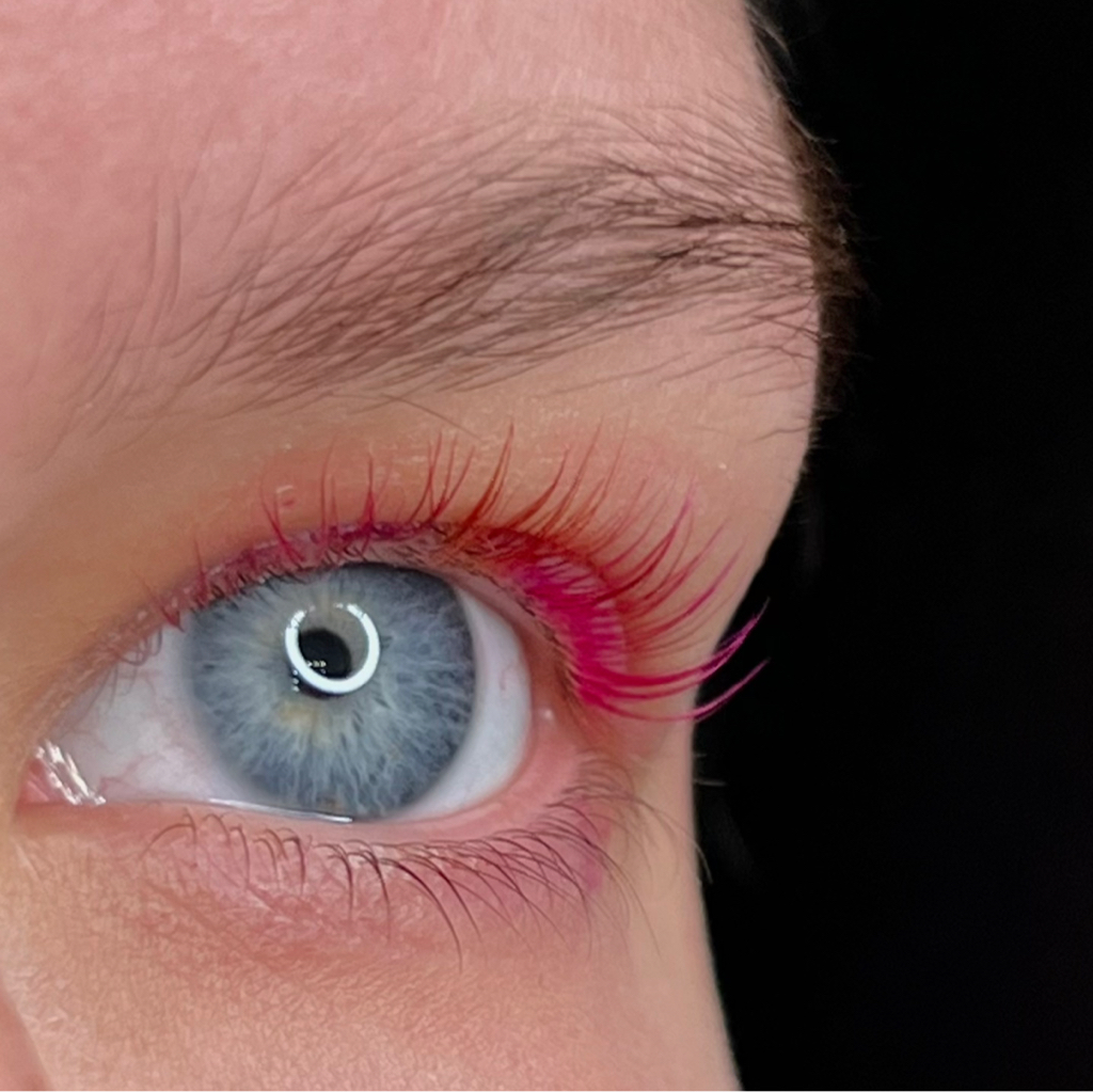 Цветное ламинирование ресниц/Color lash lami