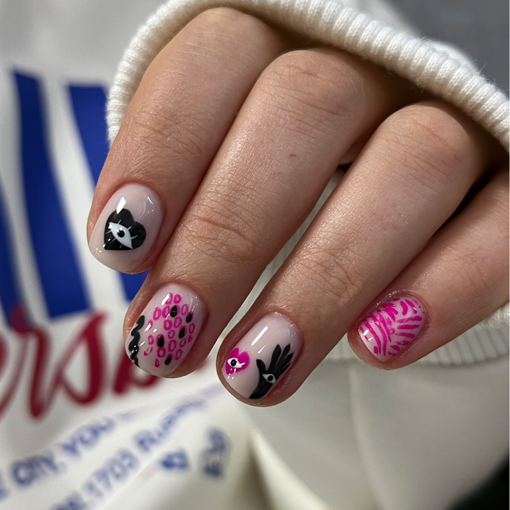 Ламинирование ногтей+дизайн