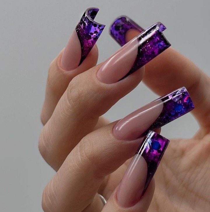 Коррекция ногтей сложная ( длинные )