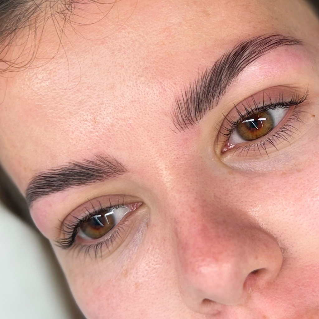 Combo lash lift & brow lamination with Albina