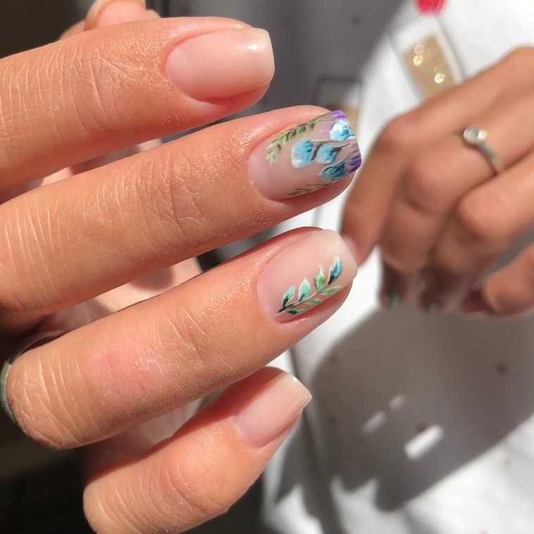 Маникюр + укрепление + дизайн