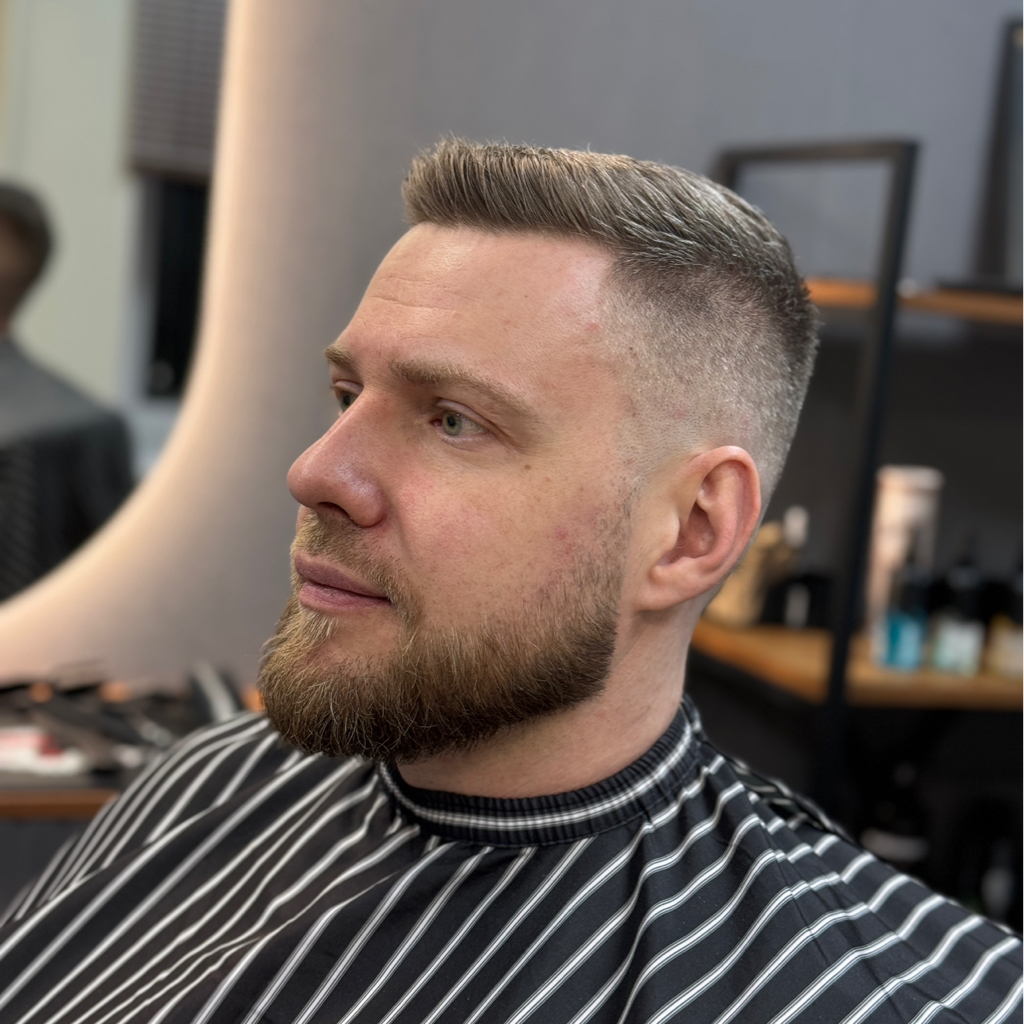 Стрижка+ борода (Топ барбер)