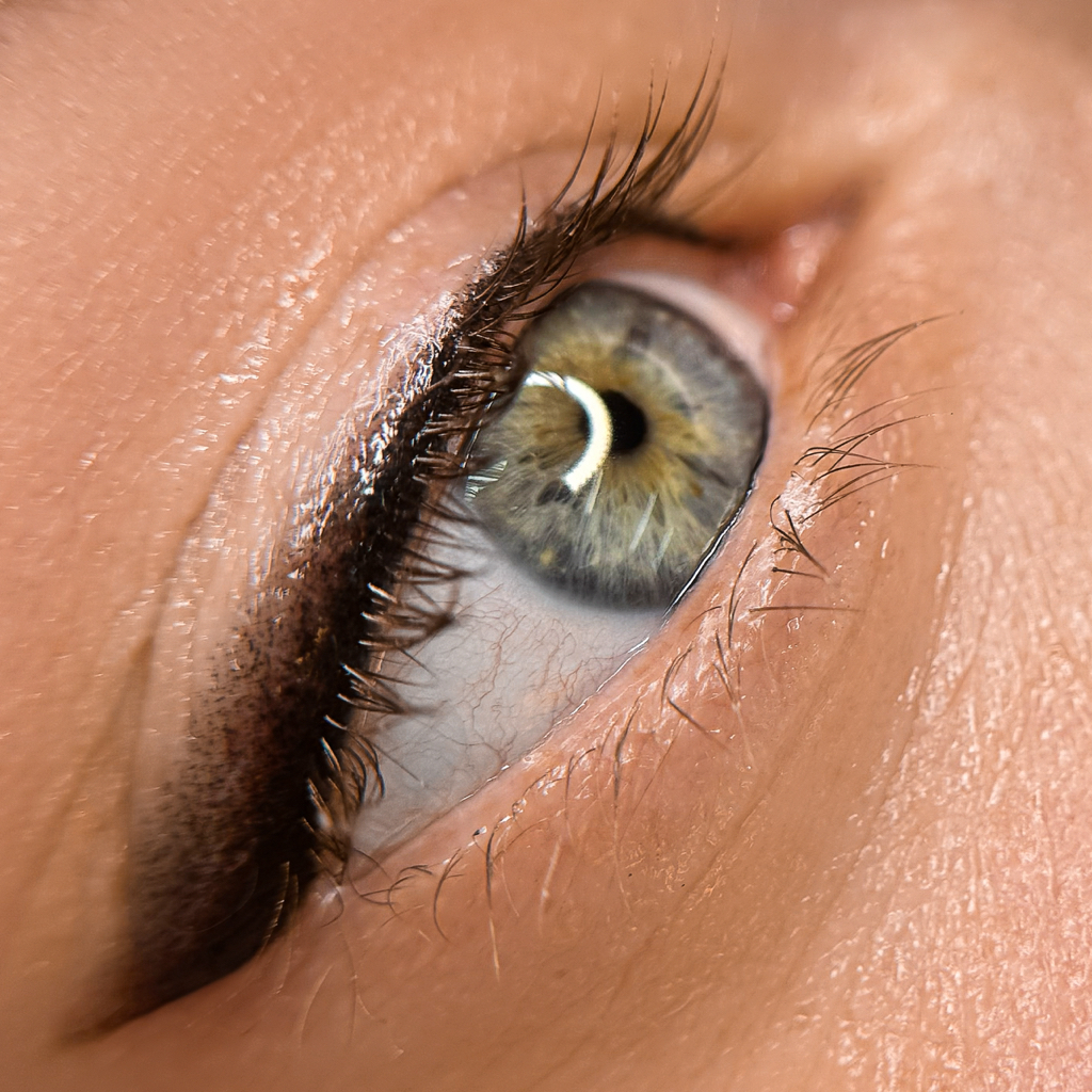 Permanent makeup eyeliner -touch up 6-12months