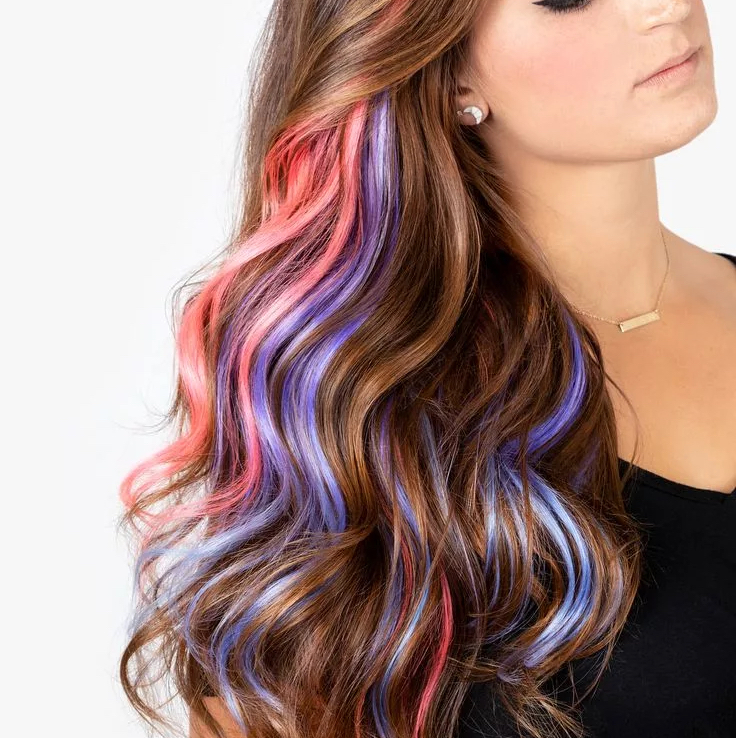 Цветные пряди