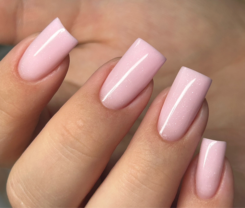 Маникюр с покрытием на свою длину без дизайна | Gel manicure on natural nails without any design