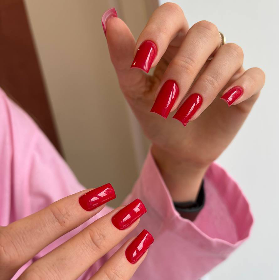 Комплекс комби маникюр с укреплением и покрытием ГЛ (длина от 3 мм)