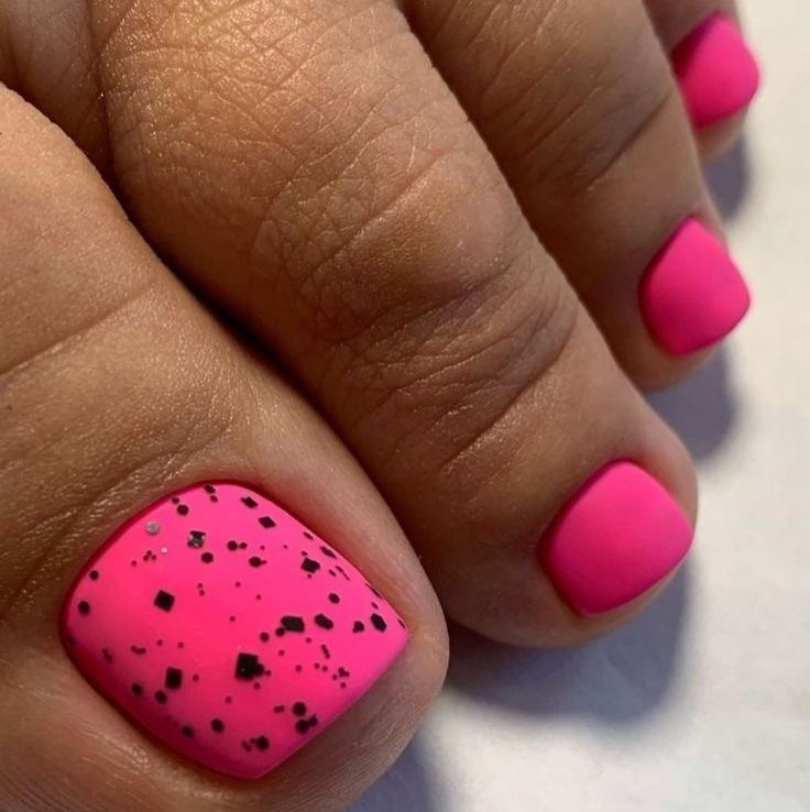 Педикюр пальчики без покрытия