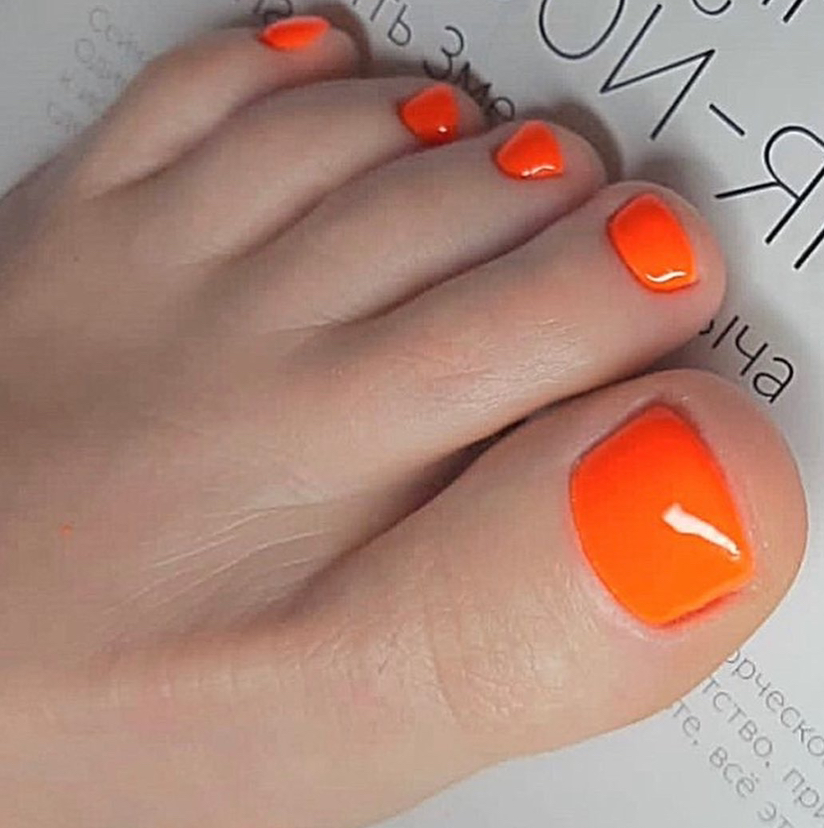 Педикюр пальчики с покрытием