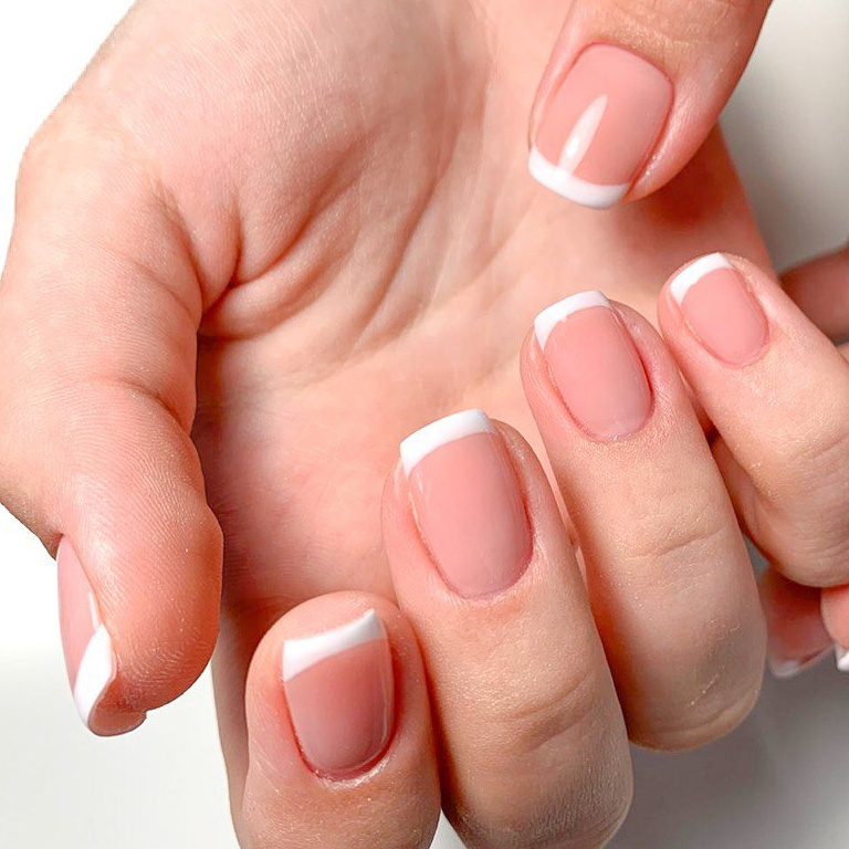 SET French polish + manicure (inc. take off the polish)