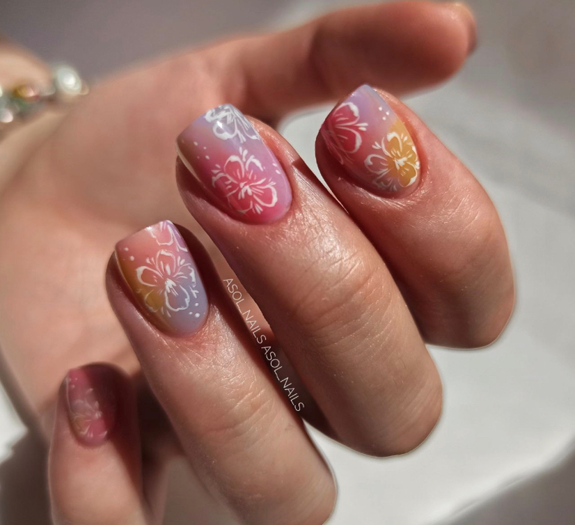 Гель лак + дизайн (френч и т.д.)