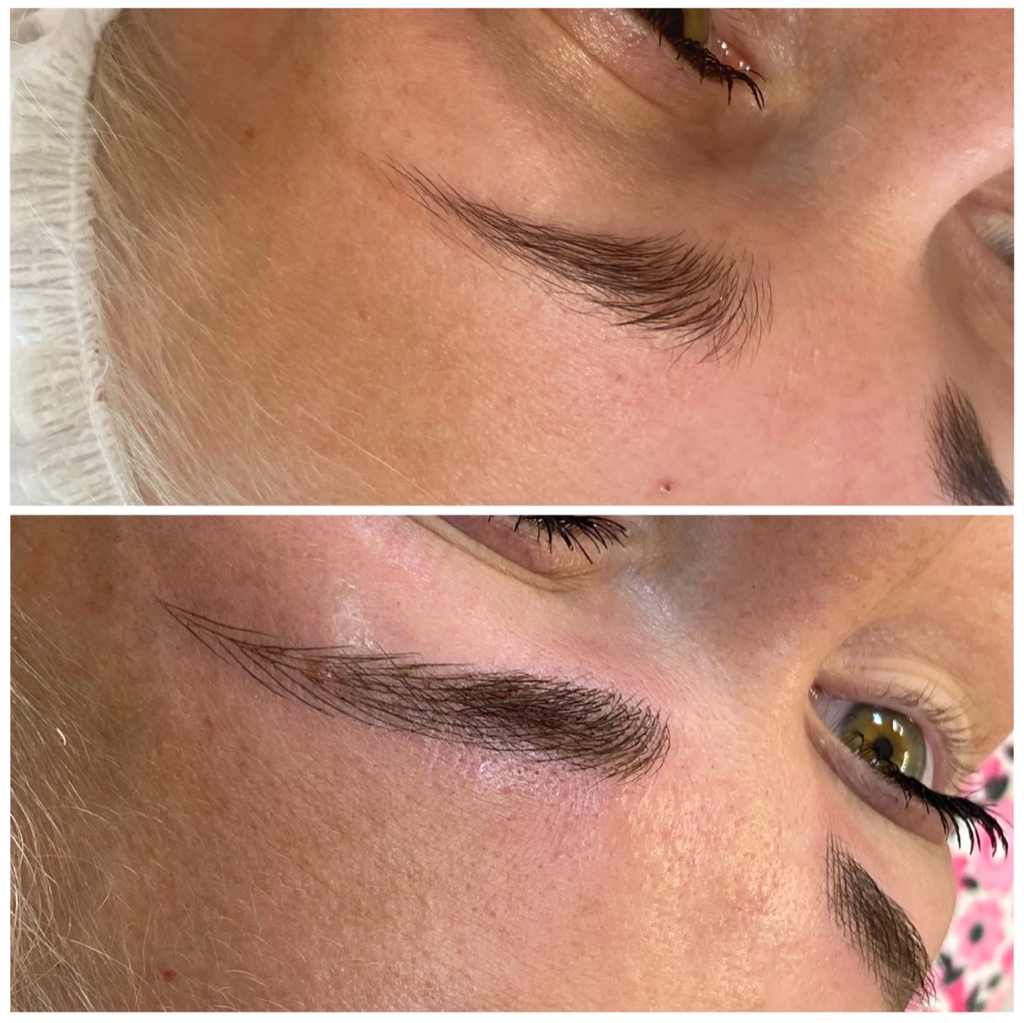 Коррекция бровей