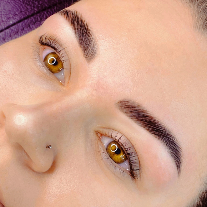 КОМПЛЕКС #2 Лами ресниц с ботоксом от + долговременная укладка бровей + усики