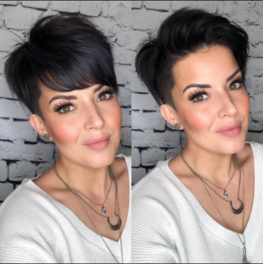 Стрижка челки